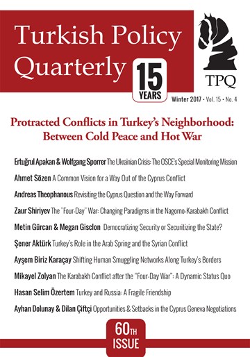 Protracted Conflicts in Turkey's Neighborhood: Between Cold Peace and Hot War
