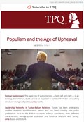 Populism and the Age of Upheaval
